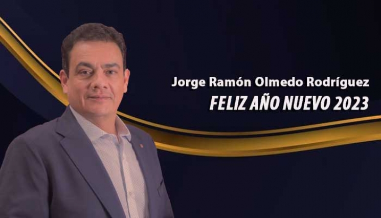 Feliz Año Nuevo 2023. Jorge Ramón Olmedo Rodríguez