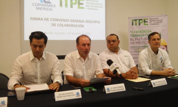 Firma de Convenio entre COPARMEX y el Instituto Tecnológico del Petróleo y Energía
